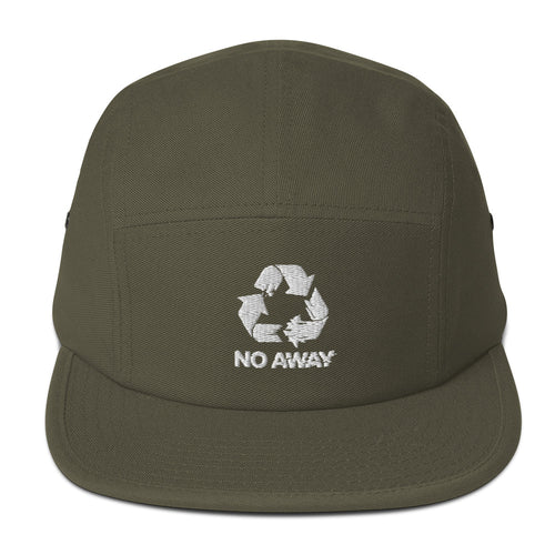No Away Five Panel Cap — System Mark