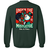 Under the Mistletoe Festive Pullover Sweatshirt