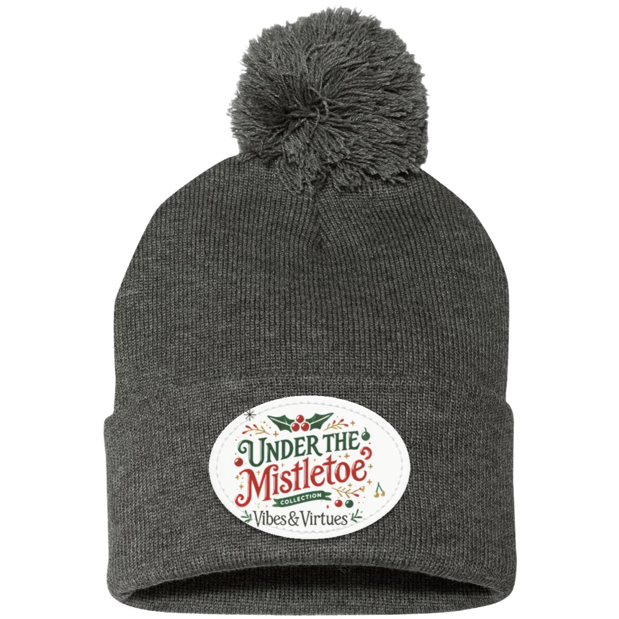 Under the Mistletoe Pom-Pom Beanie