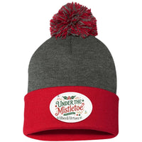 Under the Mistletoe Pom-Pom Beanie