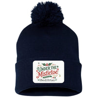 Under the Mistletoe Pom-Pom Beanie