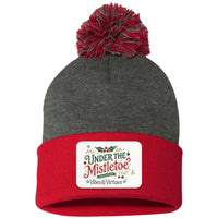 Under the Mistletoe Pom-Pom Beanie