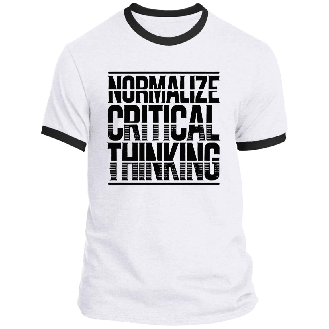 Normalize Critical Thinking Ringer Tee