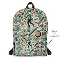 Class Act Allover Print Backpack