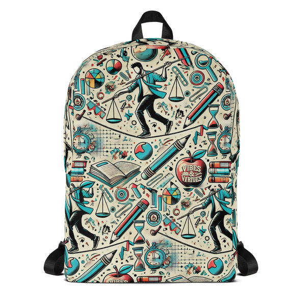 Class Act Allover Print Backpack