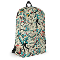 Class Act Allover Print Backpack